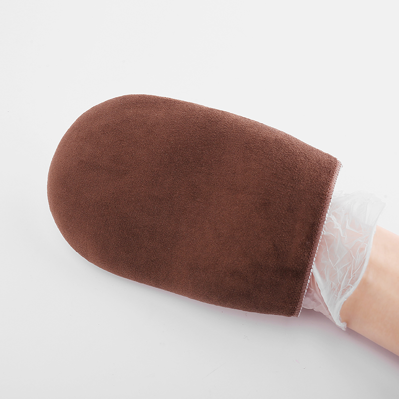 Washable And Reusable Self Tanning Mitt Applicator For Back Face Body Double Side Microfiber Sunless Tanner Glove