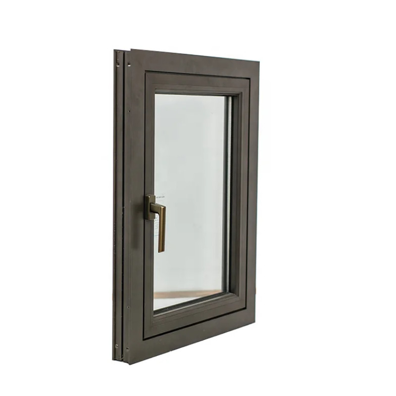 Customization Aluminum Tilt And Turn Windows Specific Size OEM Tilt And Turn Sash Windows