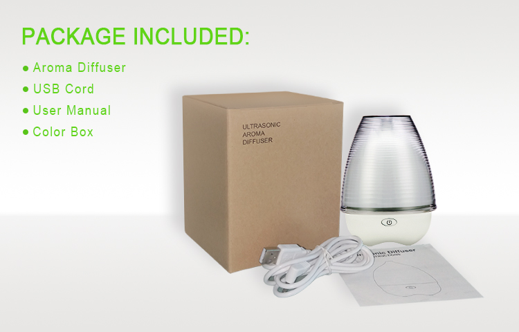 Spa Office Mini 80ml Aromatherapy Mist Diffuser With LED Light
