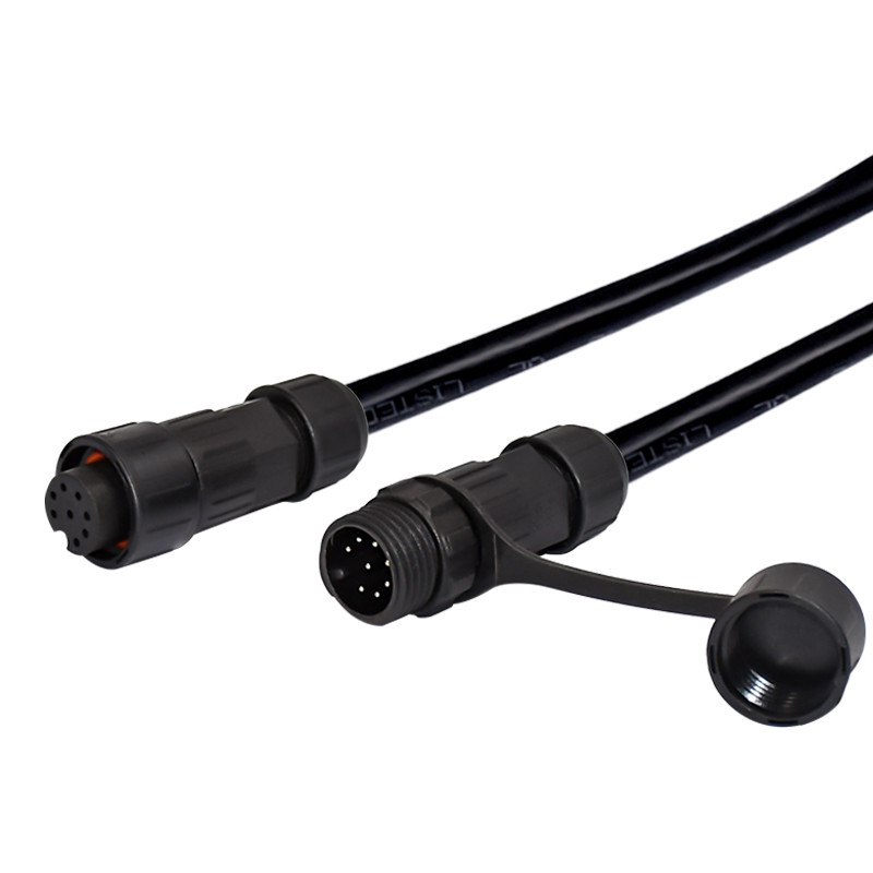 Electric Plug Waterproof 2 3 4 5 6 Pin M16 Cable Connector For LED Lighting Outdoor