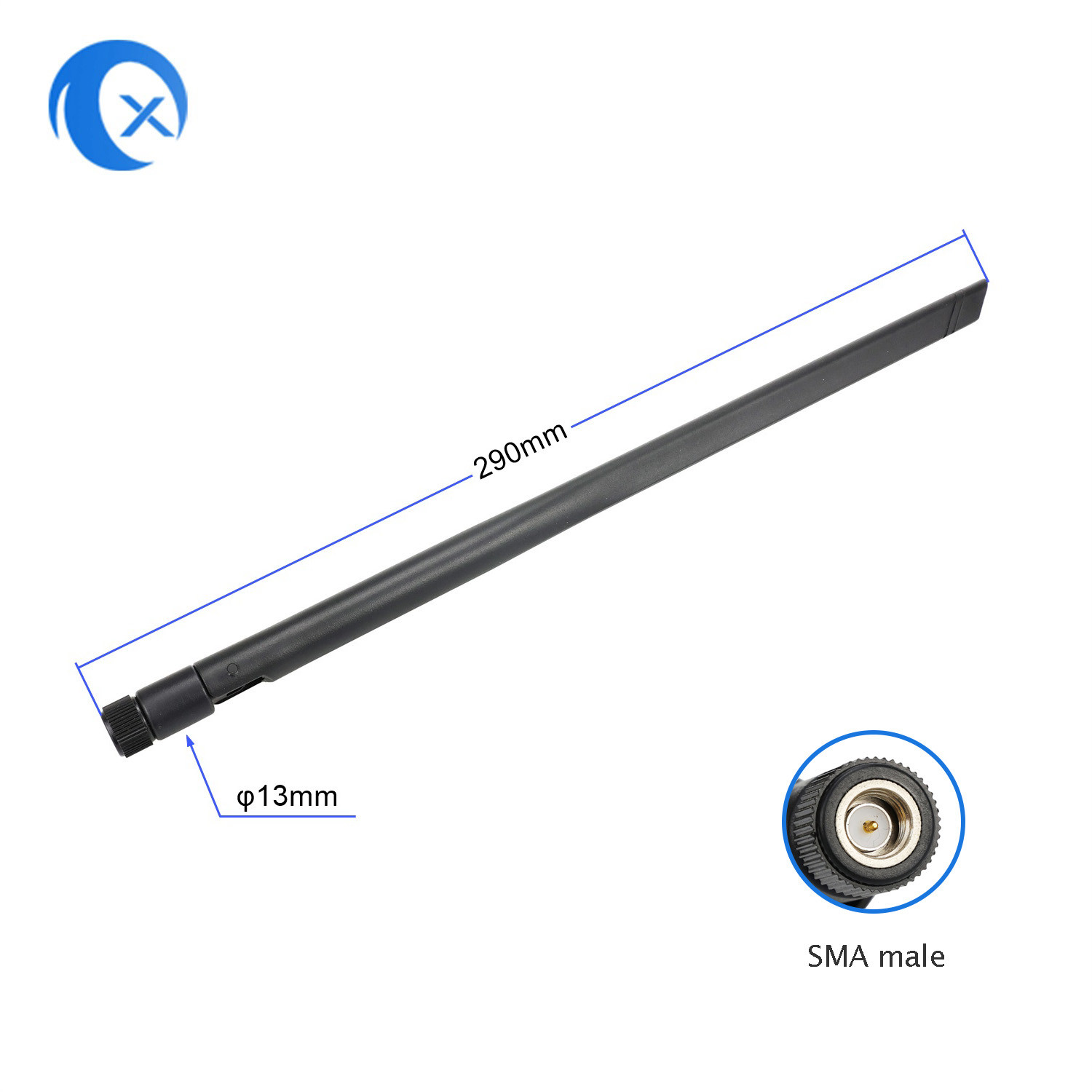 Omni 2.4GHz 5.8GHz Dual Band WiFi Antenna For Router