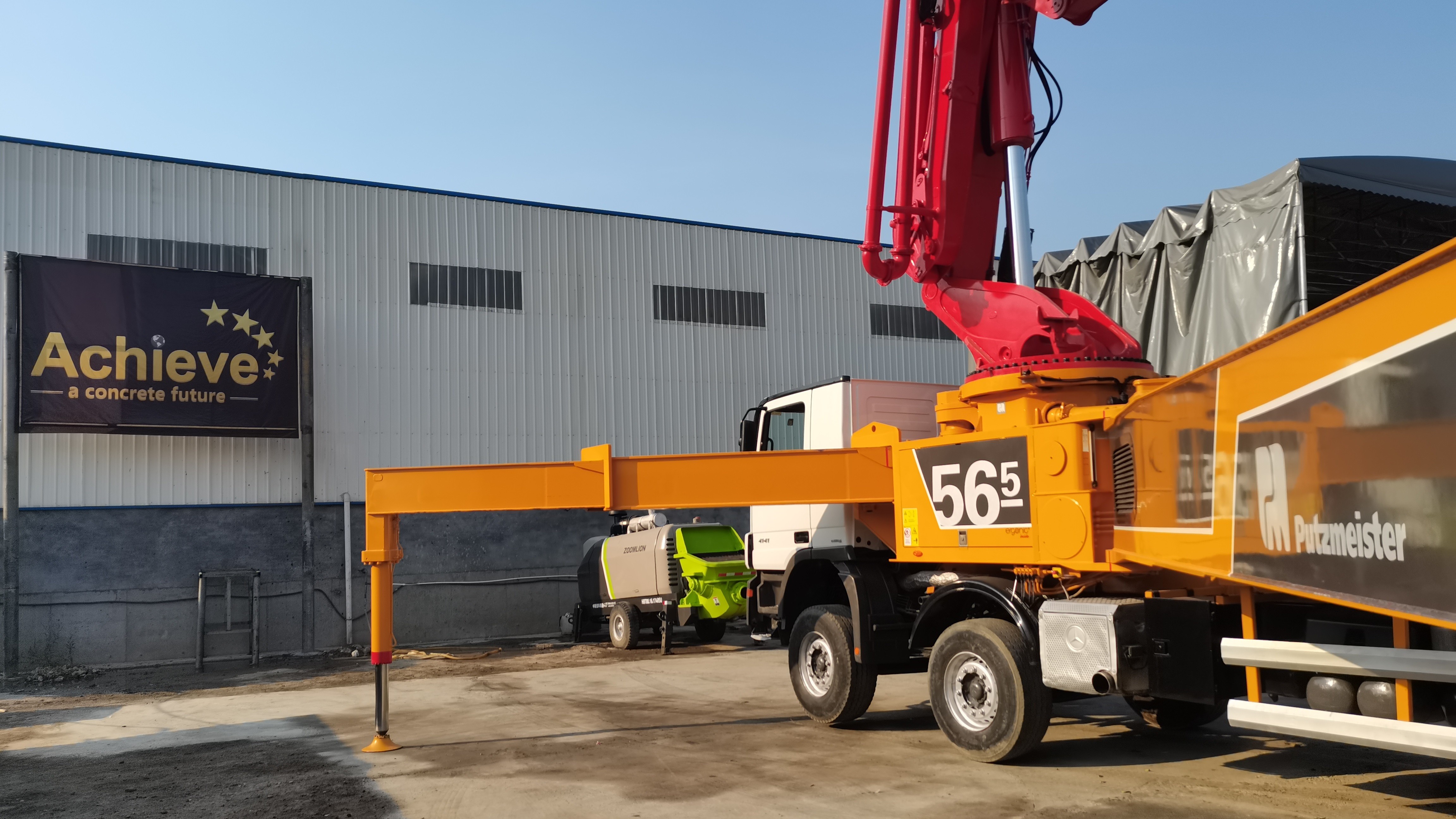 Used Zoomlion Concrete Stationary Pump