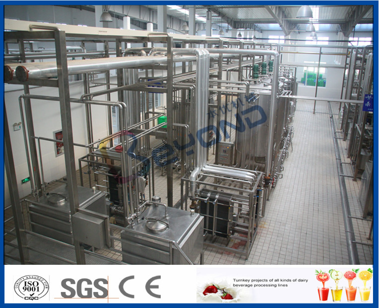 Cream Separator Dairy Processing Plant For Yogurt \ Ghee \ Ice Cream Production Line