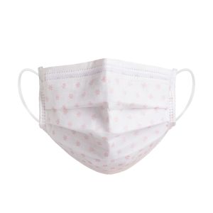ISO Non Woven Fabric Mask , 3ply Printed Surgical Face Masks