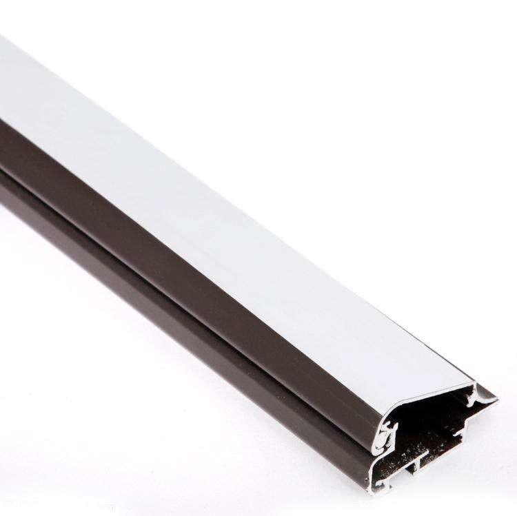 High Precise Aluminum Die Casting Profiles Wood Grain Printed For Window OEM