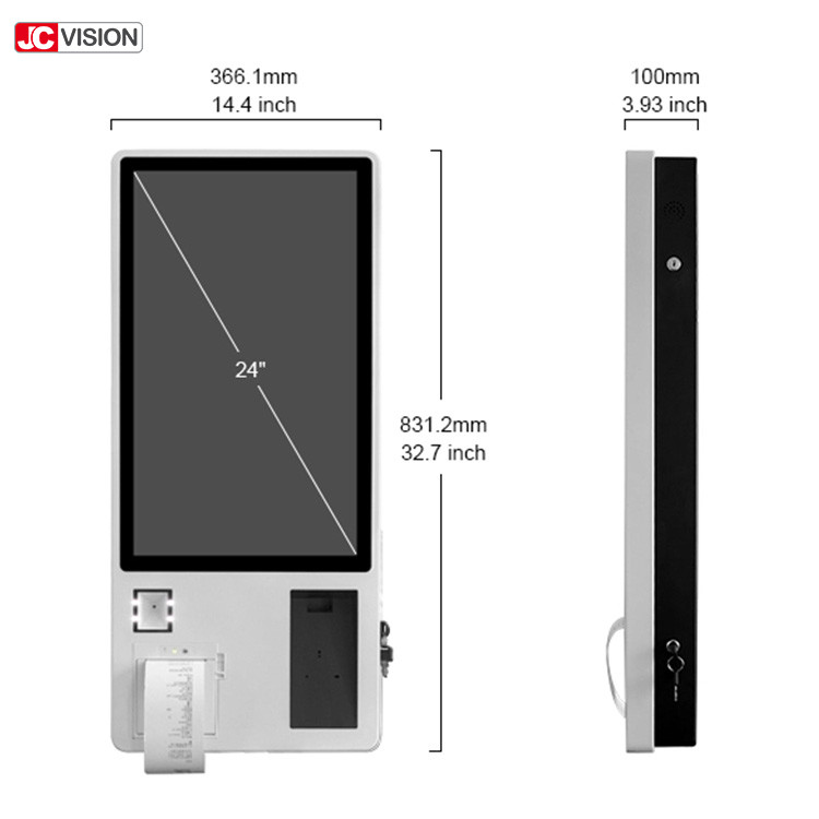 Touch Screen Self Service Kiosk Automatic Self Service Payment Kiosk