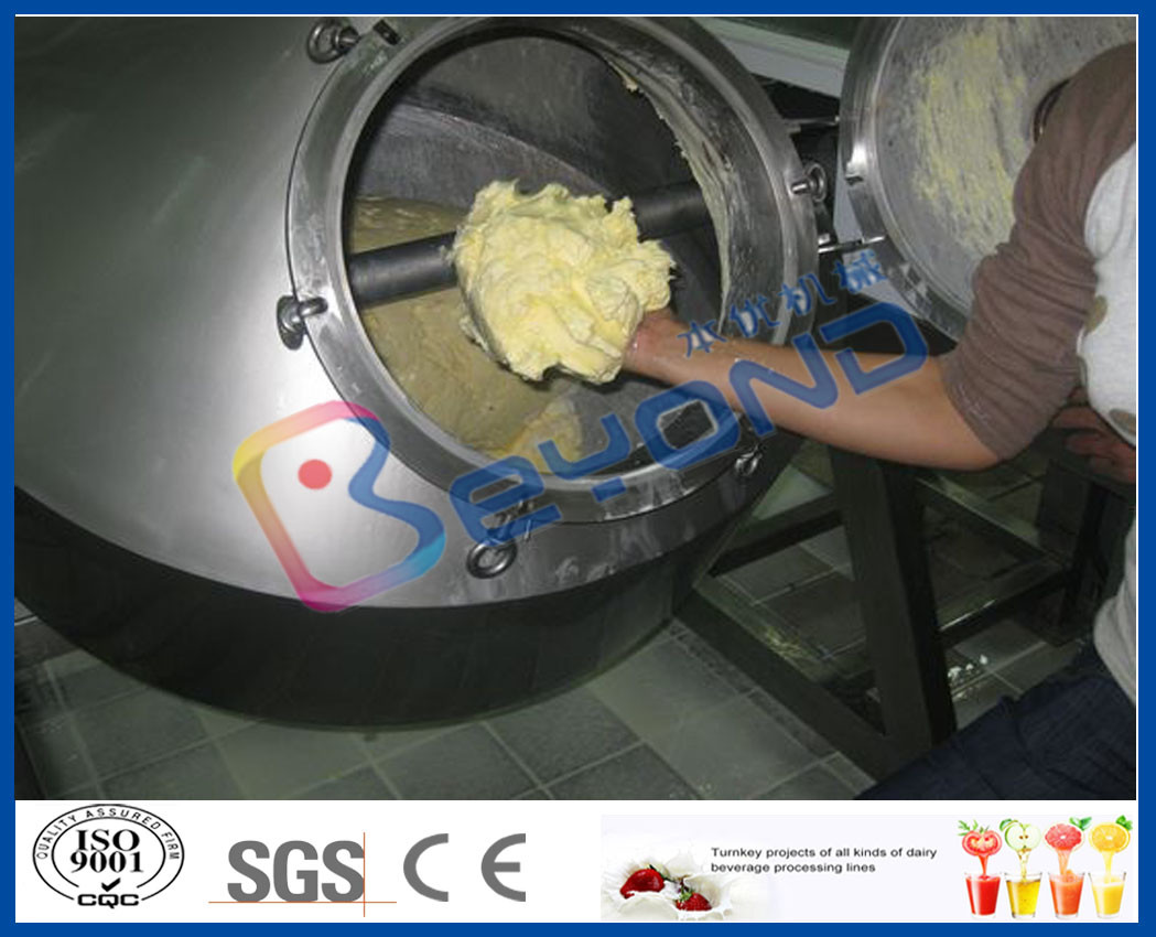 ISO Electric Butter Maker Butter Making Equipment With Bottle Packing Machine