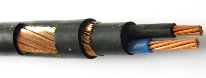 3 / 6 AWG Concentric Cable SER SEU Copper Conductor Cable For Service Entrance