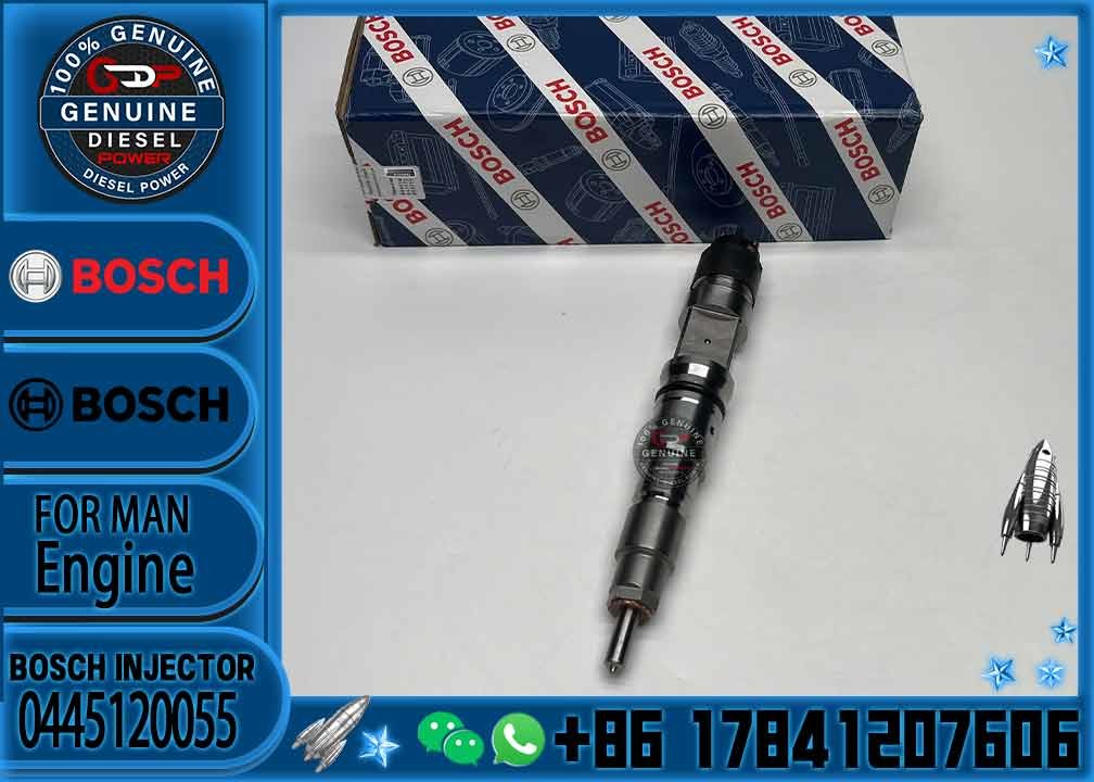 High Quality Diesel engine parts common rail injector 0445120055 51 10100 6051 51101006051 For MAN