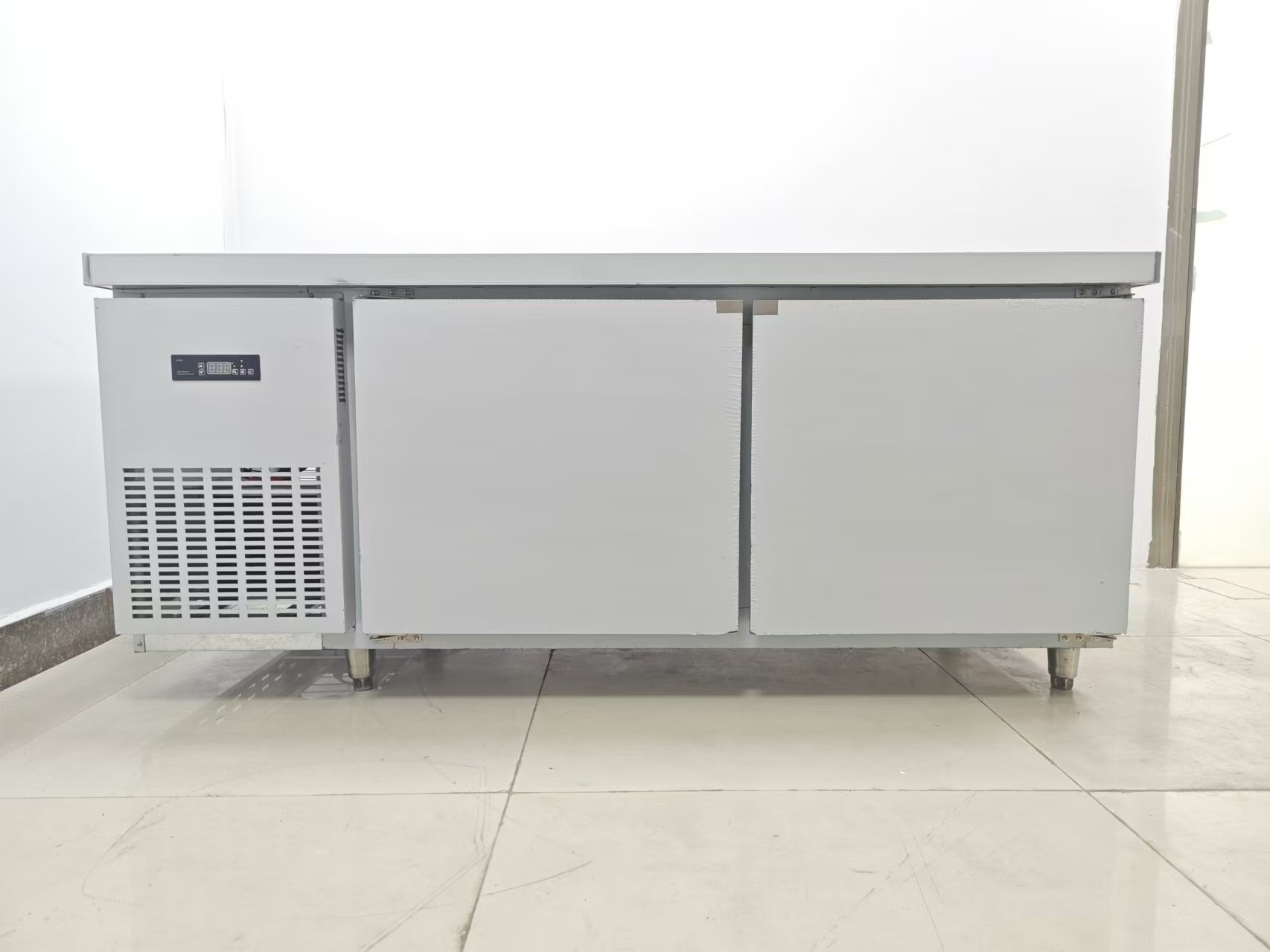 1.8M Undercounter Chiller Commercial Refrigerator Workbench For Kitchen Stainless Steel Table