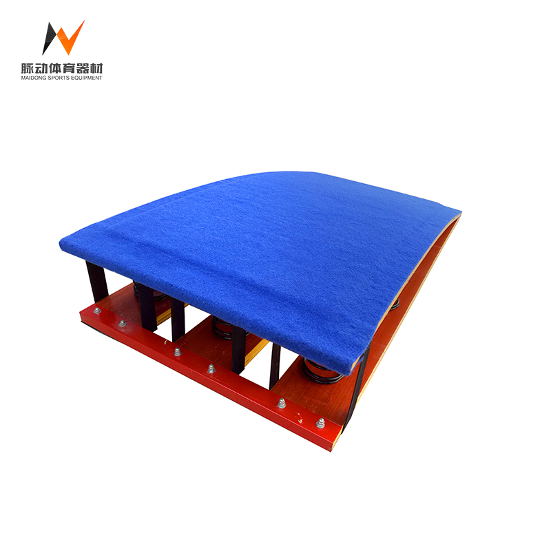 Blue Professional Competition or Training School Gymnastic Jump Spring Board with 9 Springs