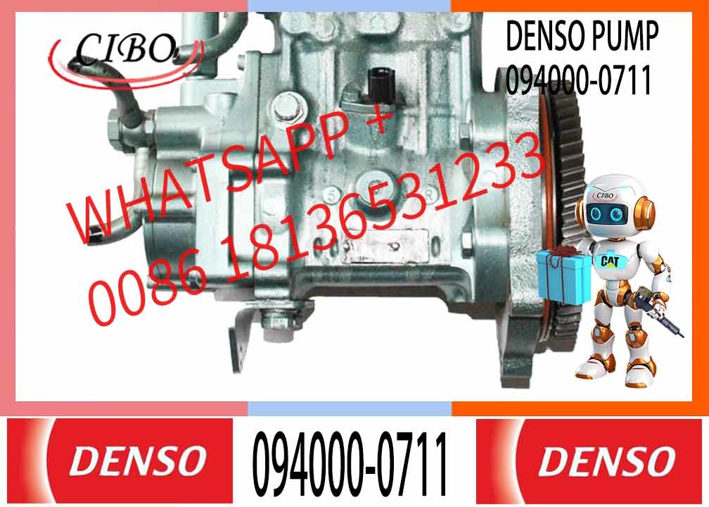 Common rail fuel pump 094000-0710 094000-0711 for denso SINOTRUK HOWO VG1246080050