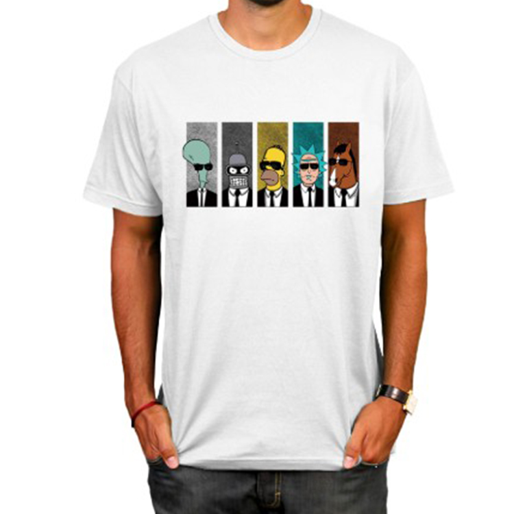 Short Sleeve Mens Cotton Gym T Shirts Eco Friendly Breathable With Plus Size