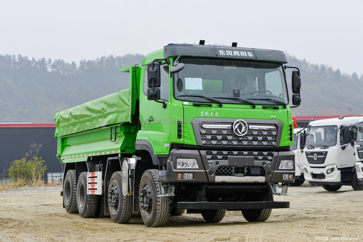 350HP Engine Power Dongfeng Dump Dumper Truck for 4x2 6x4 8x4 Tipper Left Hand Drive
