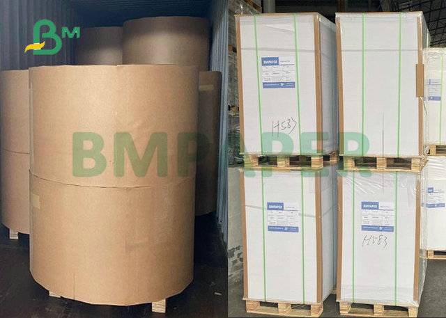 70 x 100cm Size  80lb 100lb 2 Side Coating Gloss Text Paper Sheet For Calendar 