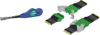 Compact Fiber Diameter 50/125 MMC Connector Solutions Customized Color Option
