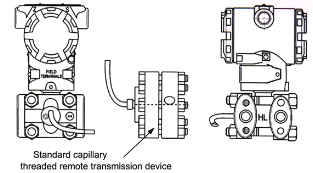 Remote Differential Pressure Flow Transmitter / DP Level Transmitter Flange Type