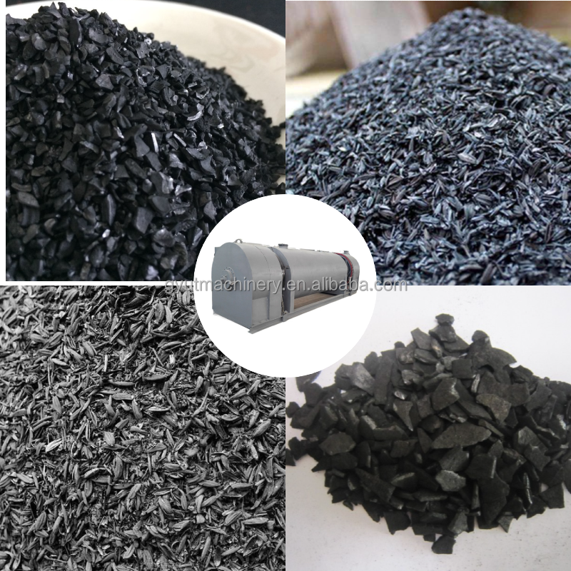 Electric Control Cabinet Biochar Sawdust Charcoal Heating Furnace with UT Machinery Engine