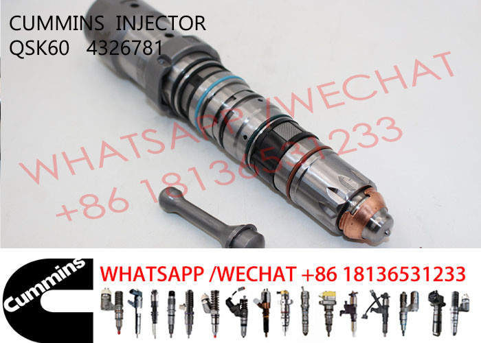 4326781 Diesel K60 Common Rail Injector 4087889 4902828 4002145 4087894 4088428 For Cummins