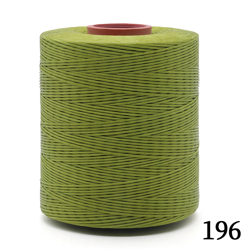Supply 300D/16 Flat Wax Thread for Leather Sewing Polyester Wax Bonded Braided Thread