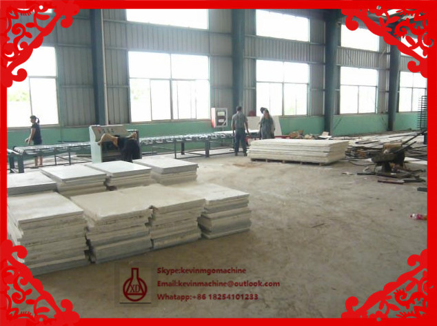 Mgo board production line Construction Material Making Larger Capacity for 2500 Sheets