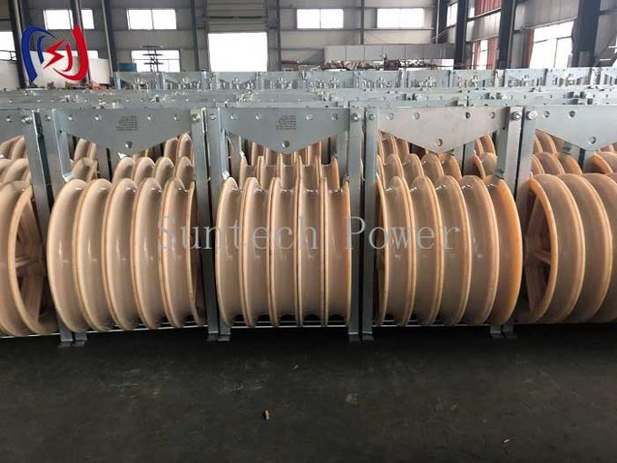 30 - 150KG 660 Series Stringing Block Rubber Lined Aluminum Sheave 0