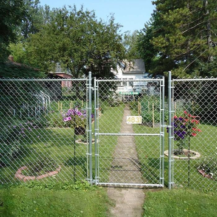 SS 5ft High Chain Link Fence , 20m/Roll Cyclone Mesh Fencing