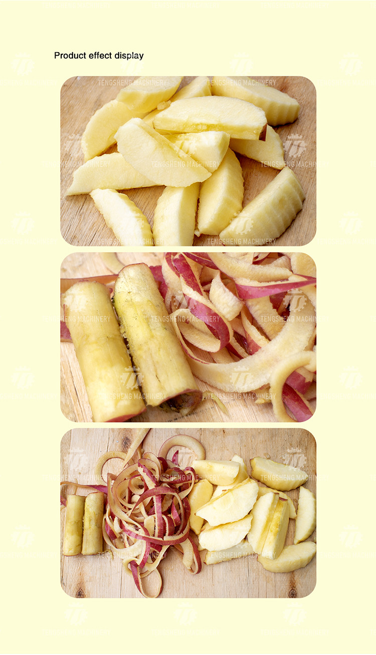 0.55KW Divide Core Fruit And Vegetable Peeler Machine SS Apple Core Separator