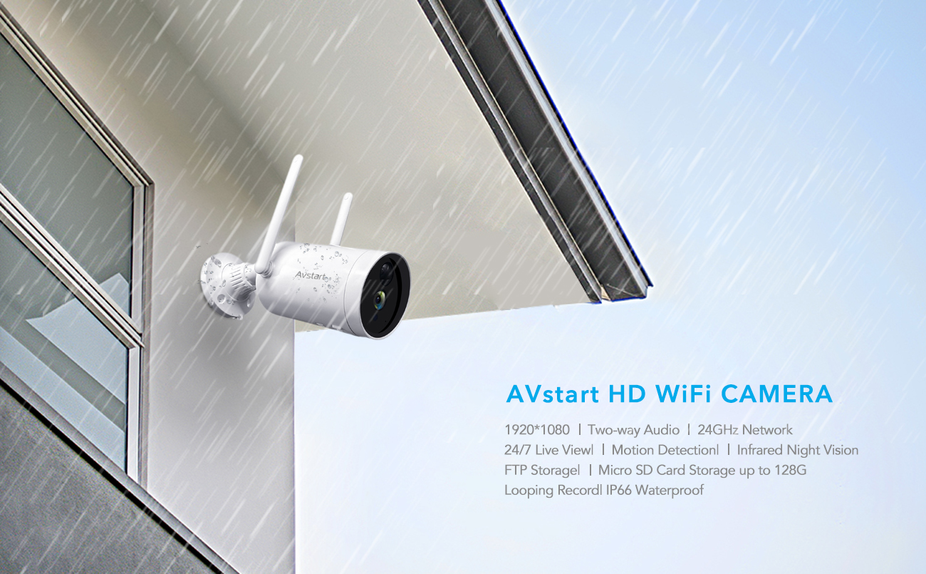 Solar Security Camera Night Vision Outdoor Camera For IP65 Home Rechargeable Battery WiFi Motion Detection Camera