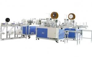 Buy cheap Steel Plastics Disposable Mask Machine , Medical Mask Making Machine Durable product