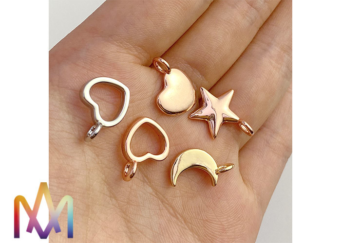 1g Fadeless Glossy Alloy Pendant DIY Metal Charms