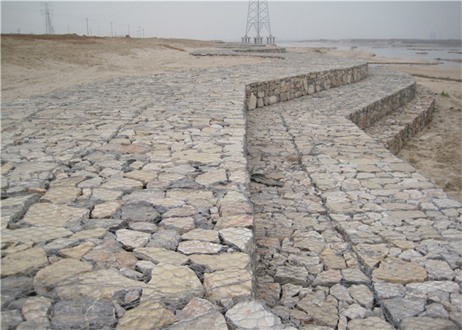 3x1x0.3m Gabion Mattress 2.7mm Net Wire Galvanized For Slope Protection