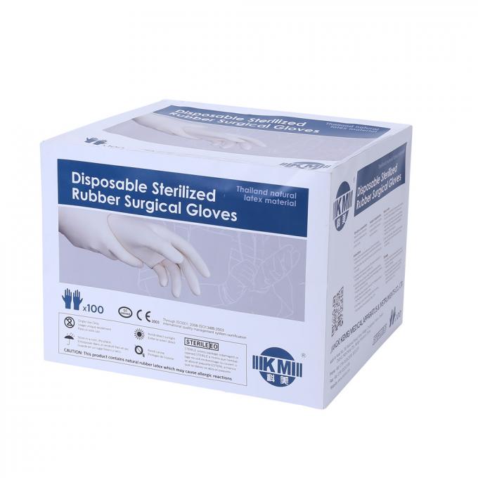 Powder Free Sterile Disposable Hand Gloves Rich In Color For Clinical