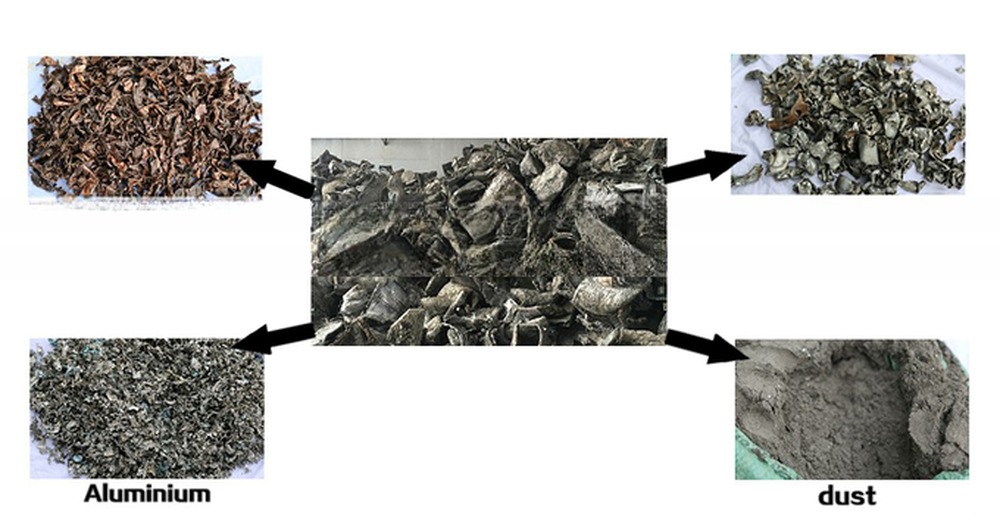 AC Air Conditioner Radiator Aluminum Copper Separator Shredder Recycling Machine in Japan and South Korea