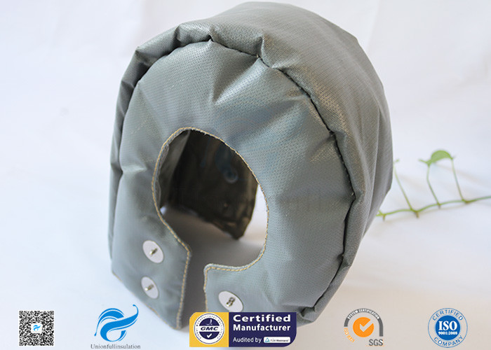 25mm Gray Removable Customized Heater Exhaust Turbines Thermal Insulation Jacket