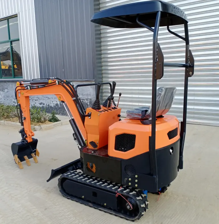High Operating Efficiency 1 Ton Mini Small Digger Excavator Machine at Tianjin