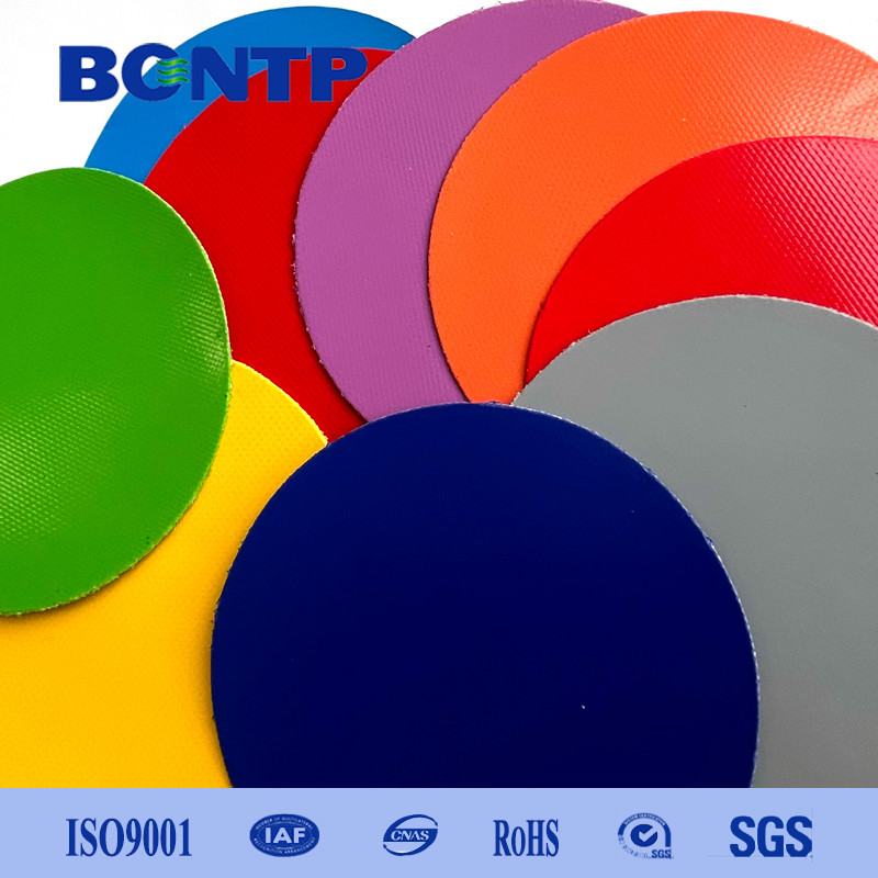 580gsm Waterproof PVC Tarpaulin With Polyester Coating Fabric
