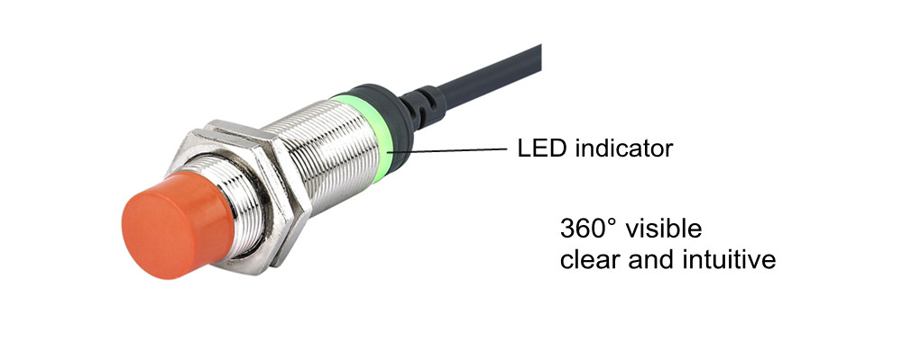 LJ8A3-1.5-Z/AY M8 Inductive Proximity Switch DC PNP NC 1.5mm Sensing Distance Flush Type Proximity Sensor