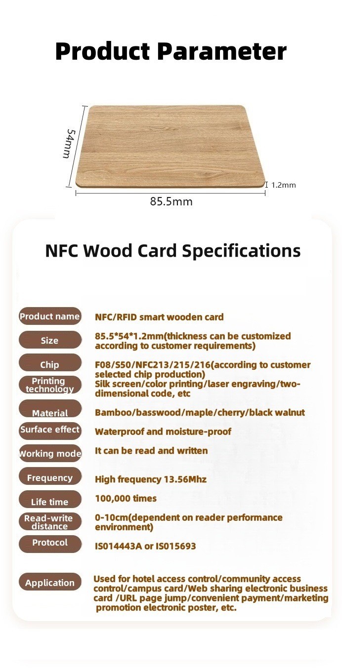 Eco Friendly Hotel Room Card Tap to Unlock RFID Hotel Key Card