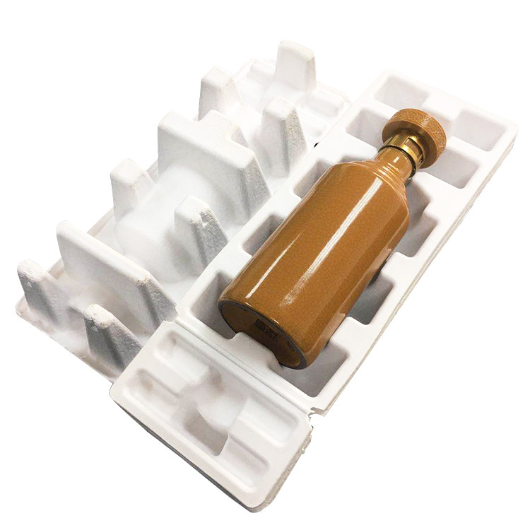 Molded Recycled Paper Tray Oilproof Biodegradable Cardboard Packaging