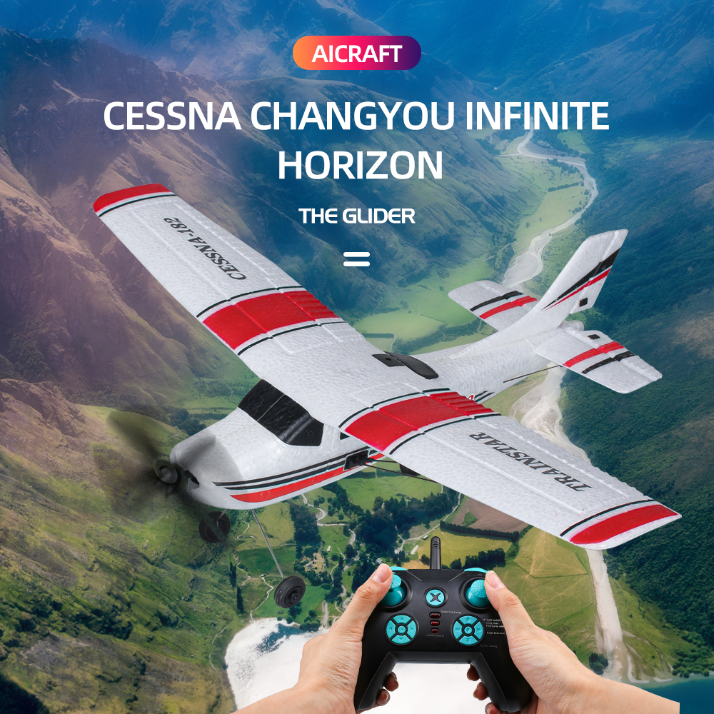 Package Includes Batteries Simulation Model Airplane RC Plane for Children and Adults
