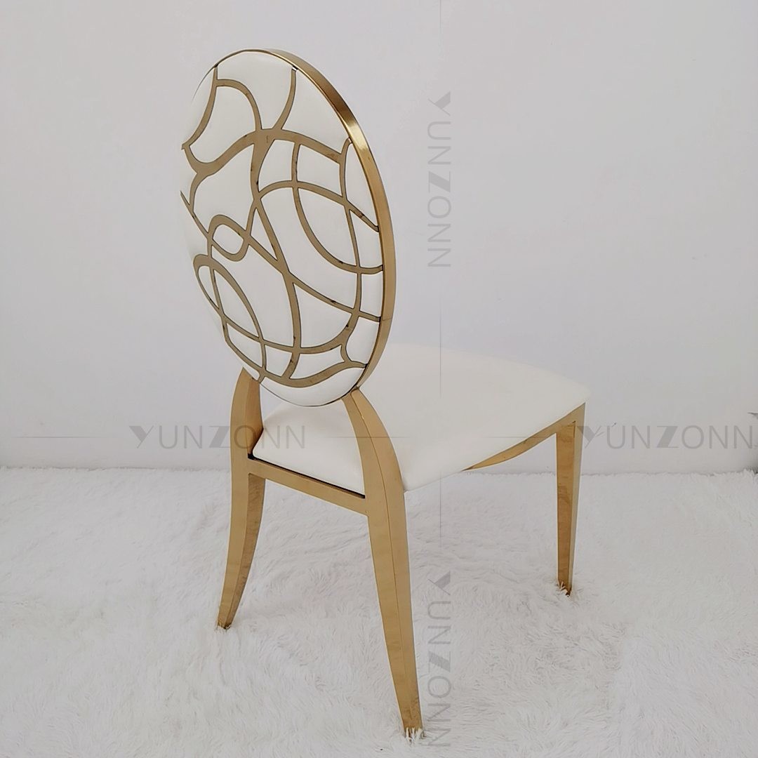 Gold Stainless Steel Wedding Chairs Royal Wedding Chair Rentals W49xD53xH94cm