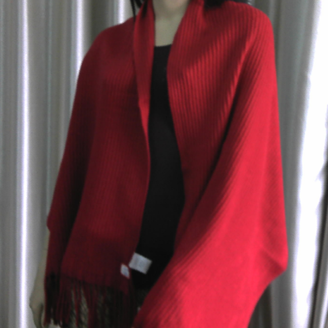 Red Durable Warm Ladies Stoles And Shawls For Oversize Women