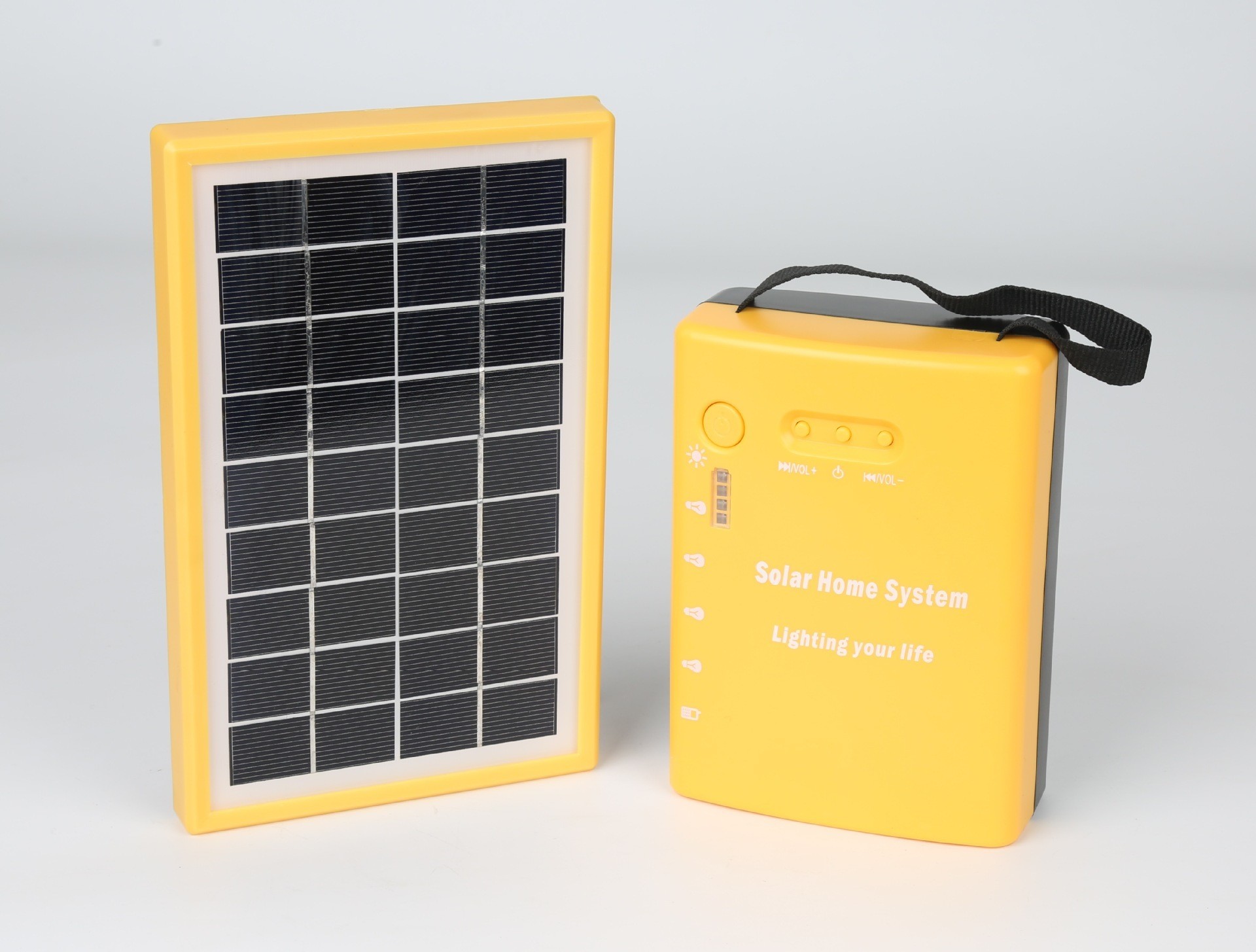 Outdoor Portable Solar Lighting Systems DC 9V With Rechargeable Lead Acid Battery