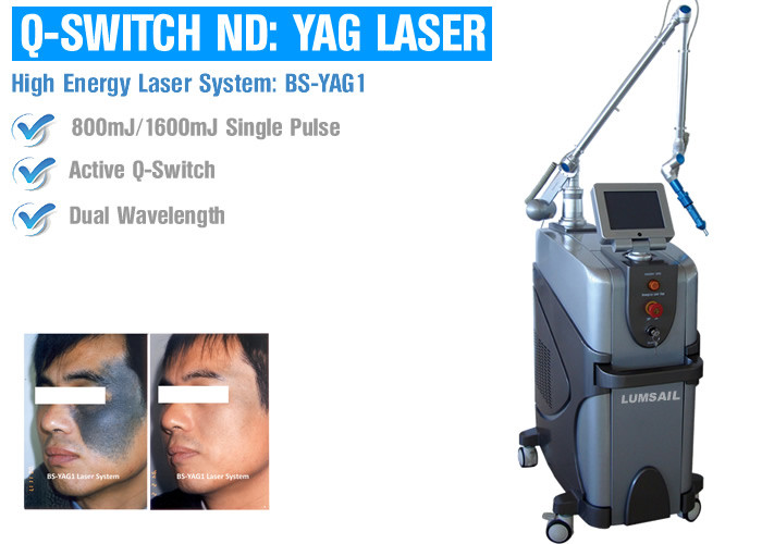 Multifunctional Pico Laser Machine Q Switched ND YAG Laser Machine For Tattoo Freckle Removal