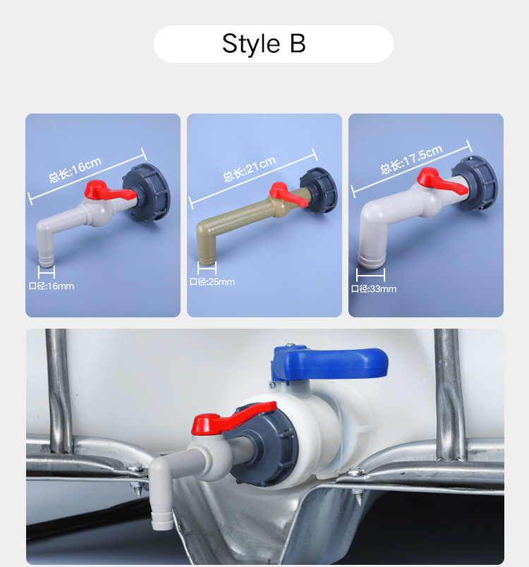 Quick and Easy IBC Tank Adapter Connection Valve for Garden Irrigation Easy to Connect