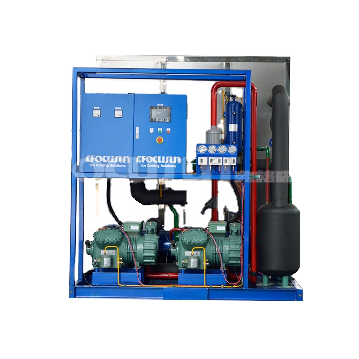 2024 Hostel 1000 lbs Plate Ice Machine with Refrigerant R22a and Voltage 380v/3p/50hz