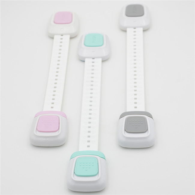 Multifunctional Wardrobe Safety Lock Double Button Drawer Door Lock
