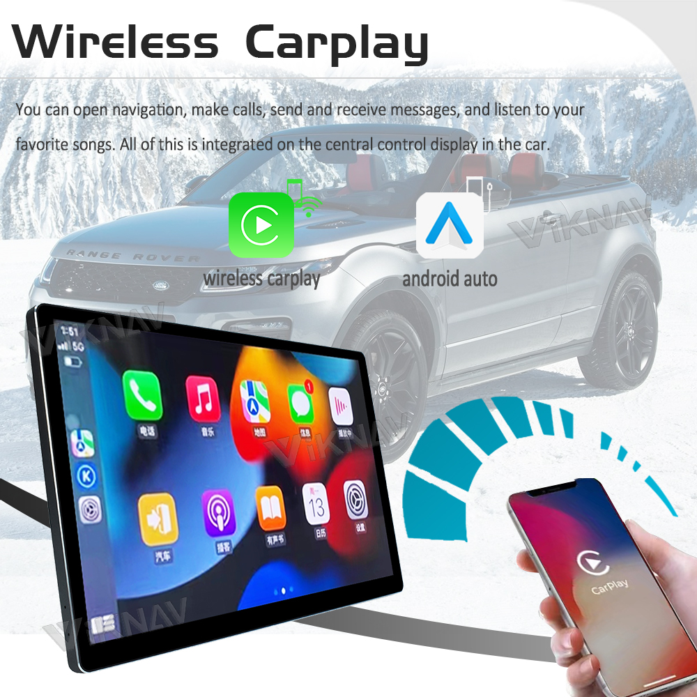 13.1 Inch Android Auto Car Radio For 2002-2012 Range Rover V8 GPS Navigation Multimedia Player Wireless Carplay 4G