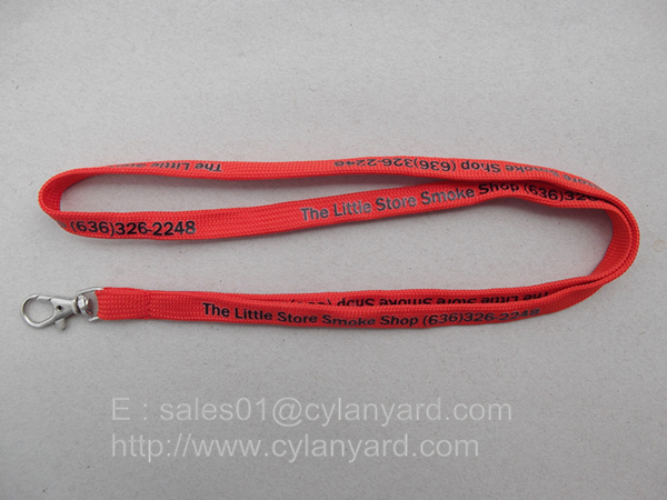 Cheap tubular polyester lanyards